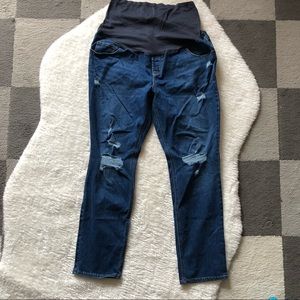 Old Navy Maternity Distressed Jeans